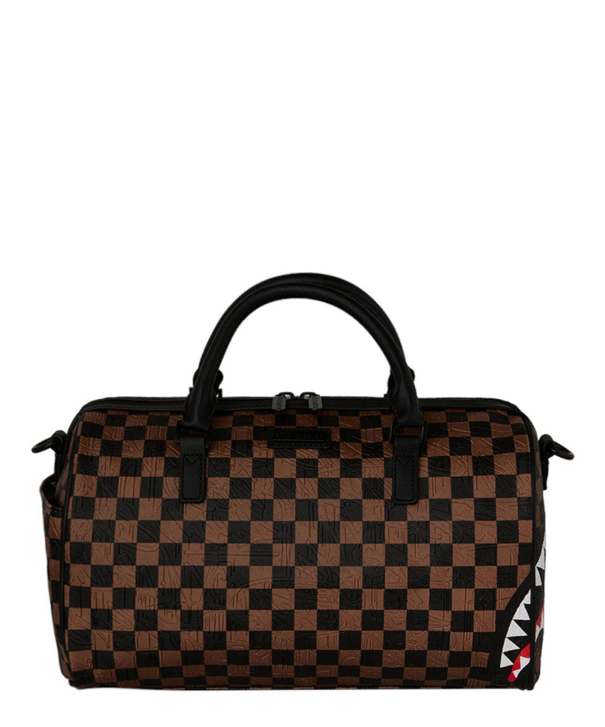 SPRAYGROUND CHECK 2 EMBOSS DUFFLE