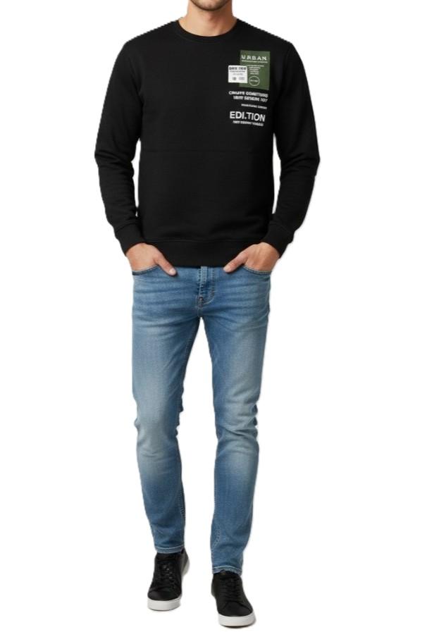 URBAN RING G/C FELPA STAMPA LATO CUORE