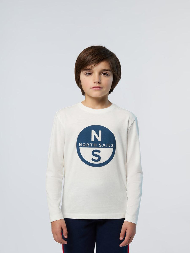 NORTH SAILS T SHIRT LONG SLEEVE W/GRAPHIC