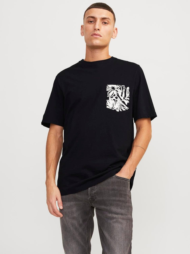 JACK AND JONES JORLAFAYETTE POCKET TEE SS CREW NECK