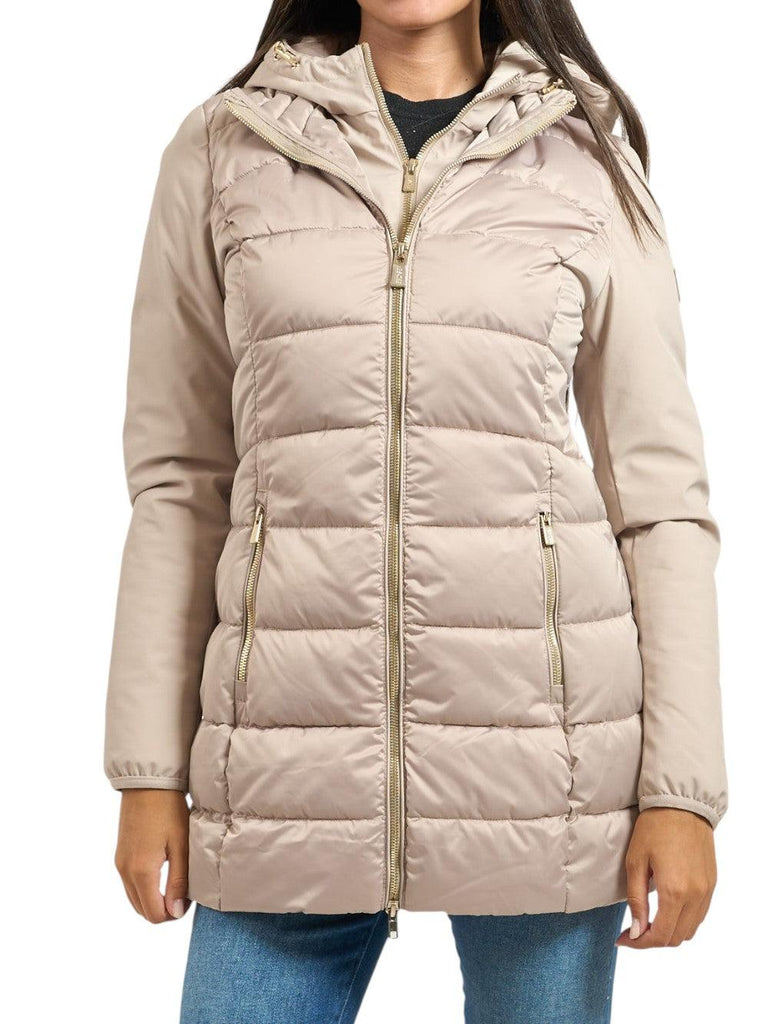 YES ZEE CAPPOTTO DONNA TRAPUNTATO,FINTO GILET STACCABIL