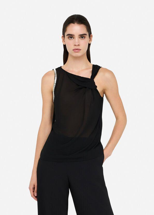 LIU JO T-SHIRT CON ACCESSORIO