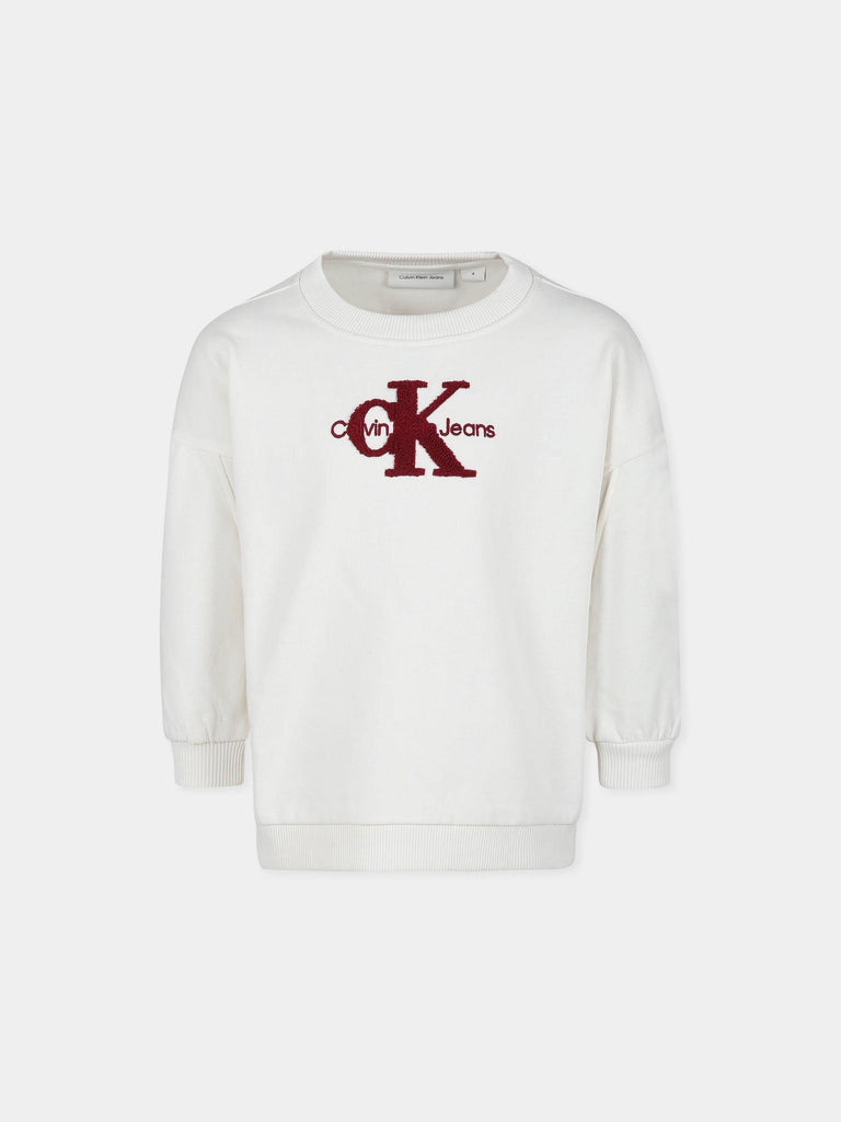 CALVIN KLEIN JEANS TEDDY MONOLOGO FLEECE CN