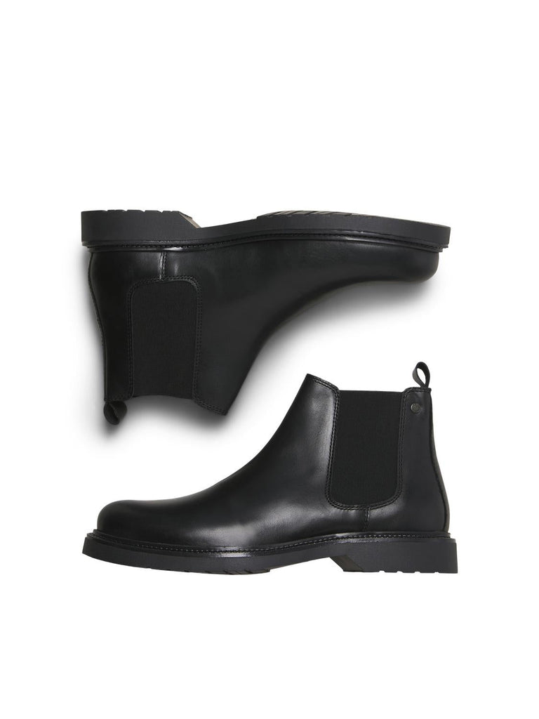 JACK AND JONES JFWVAUXHALL LEATHER CHELSEA BOOT SN