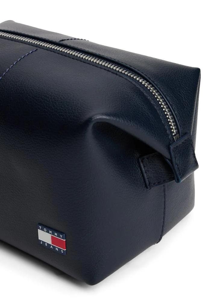 TOMMY JEANS TJM HERITAGE LEATHER WASHBAG