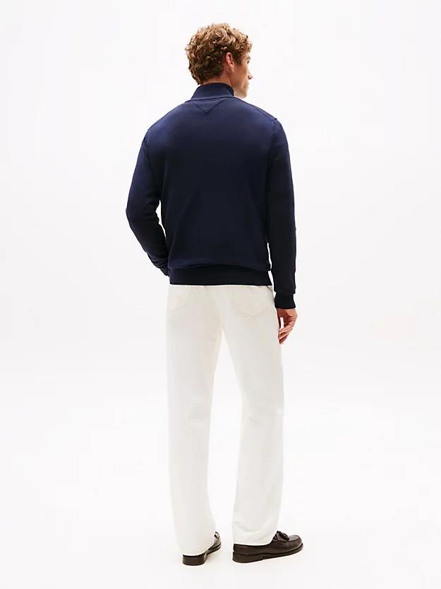 TOMMY HILFIGER ESSENTIAL COTTON ZIP
