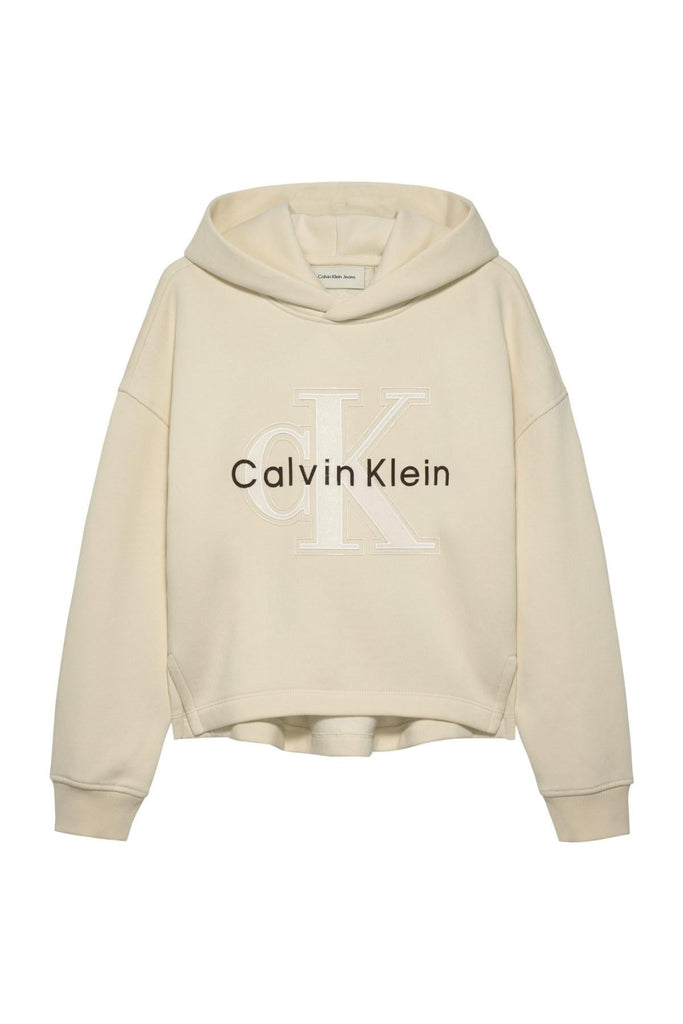 CALVIN KLEIN FESTIVE GRAPHIC FLEECE HOODIE