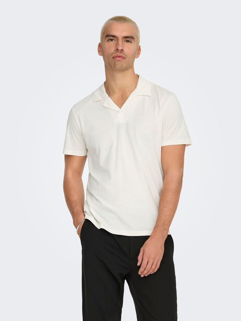 ONLY&SONS ONSABRAHAM REG SS RESORT POLO CS