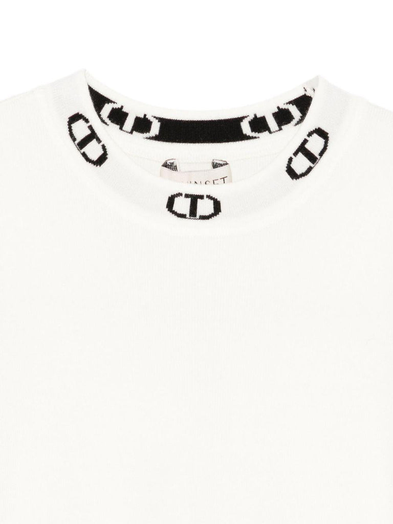 TWINSET ABITO IN MAGLIA CON PIEGHE