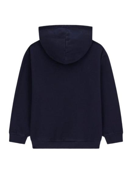 GUESS OVERSIZE HOODED LS ACTIVE TOP