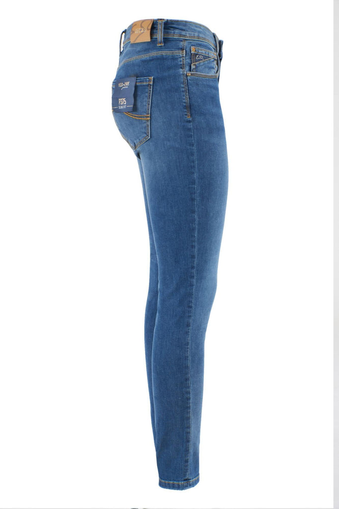 YES ZEE JEANS DONNA TIPO 5 TASCHE, SLIM