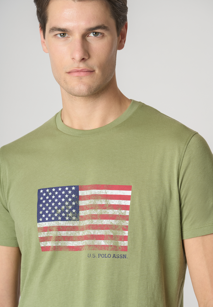U.S. POLO ASSN T-SHIRT SS USA FLAG