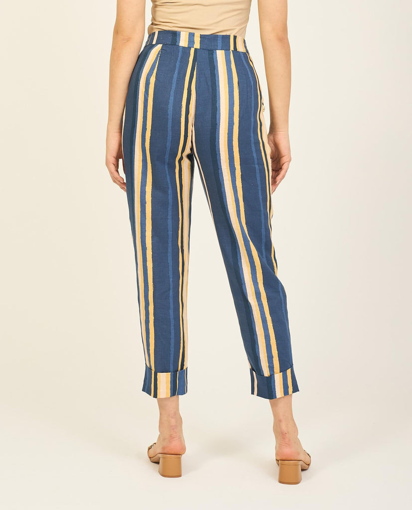 YES ZEE PANTALONE DONNA STAMPATO