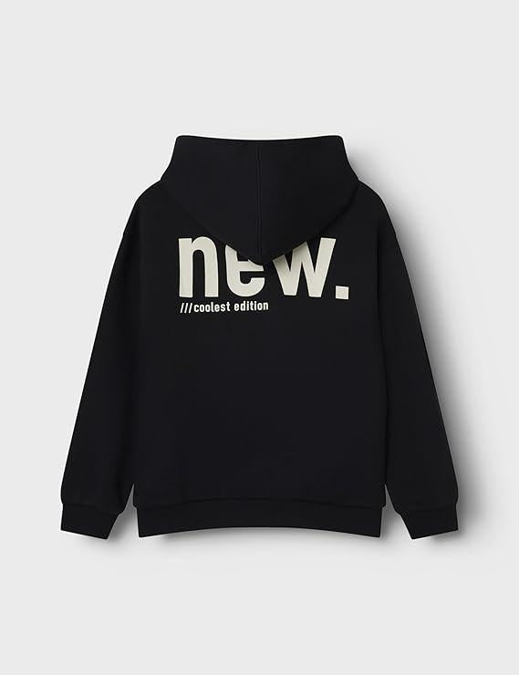NAME.IT NKMOSVILD LS RLX SWE HOOD BRU BF