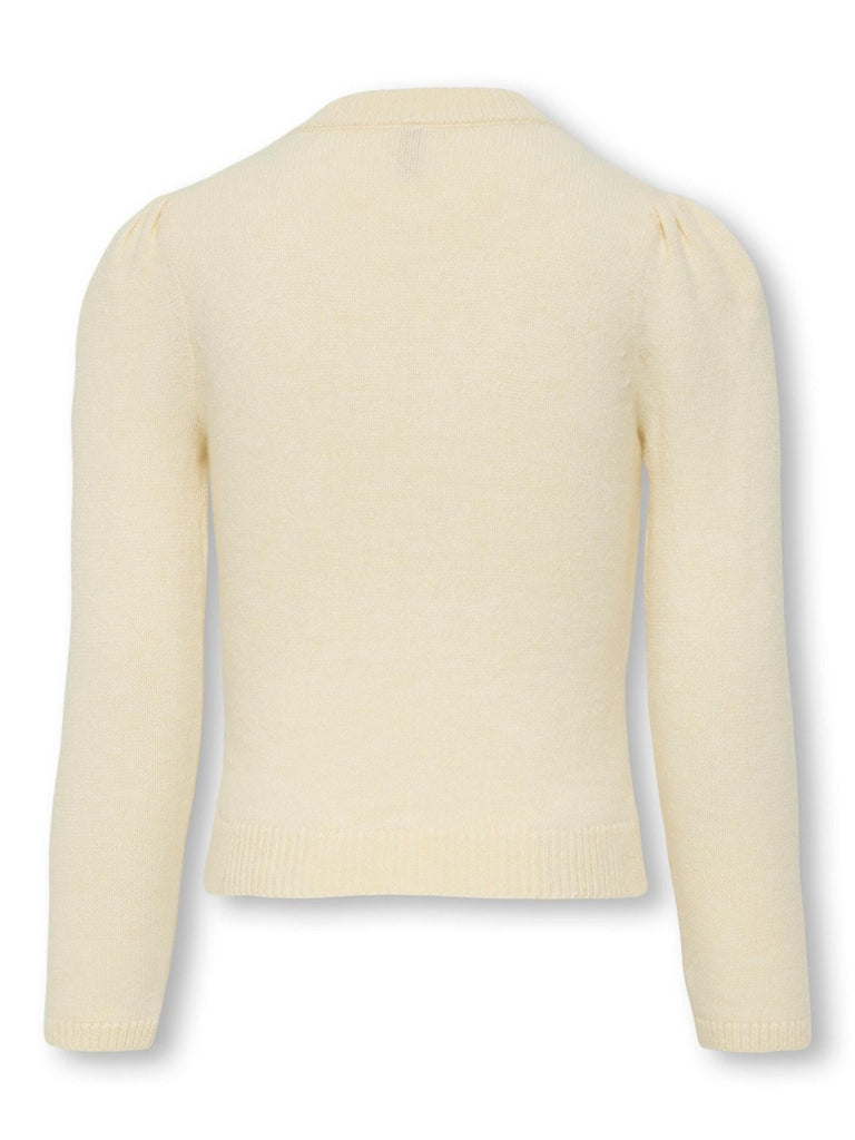 ONLY KIDS KMGKATIA LIFE LS PUFF O-NECK CP KNT NOOS