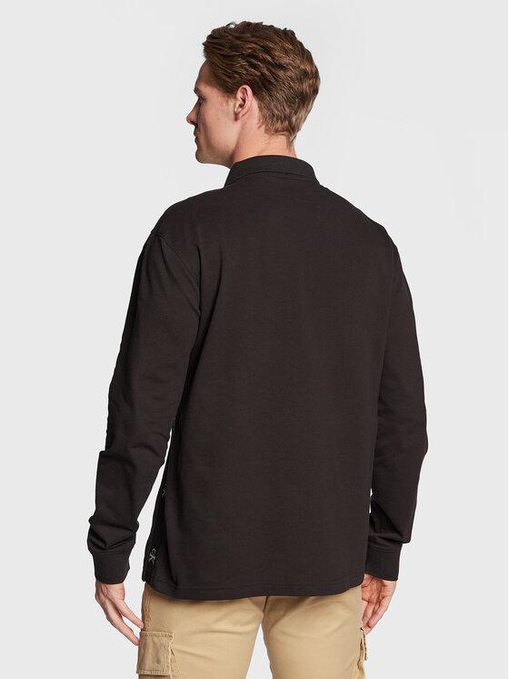 CALVIN KLEIN JEANS LOGO JACQUARD LS POL