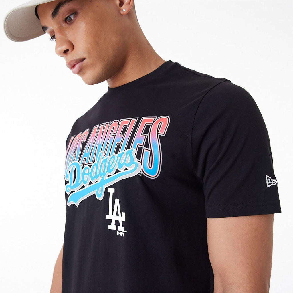 NEW ERA MLB GRADIENT GRPHC TEE LOSDOD  BLKNVY