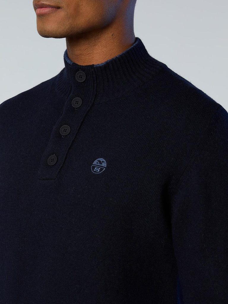 NORTH SAILS HALF BUTTON