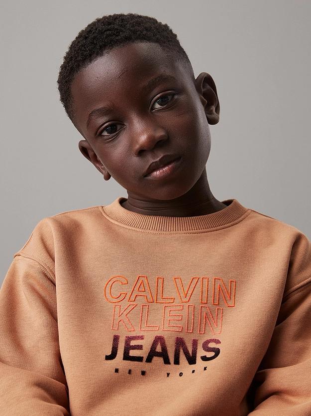 CALVIN KLEIN JEANS GRADIENT FLOCK LOGO CN