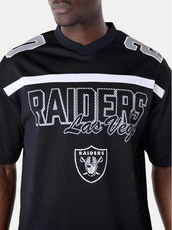 NEW ERA NFL MESH GRPHC JERSEY LASRAI  BLK
