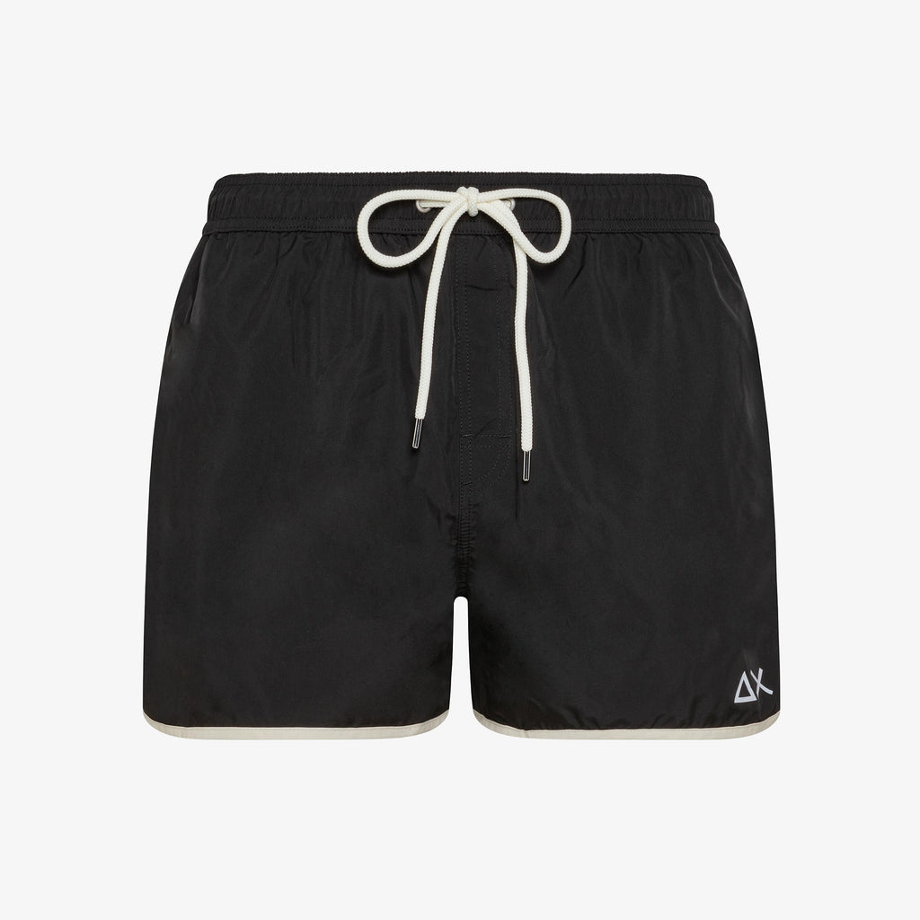 SUN68 SWIM PANT SIDE BAND WHITE