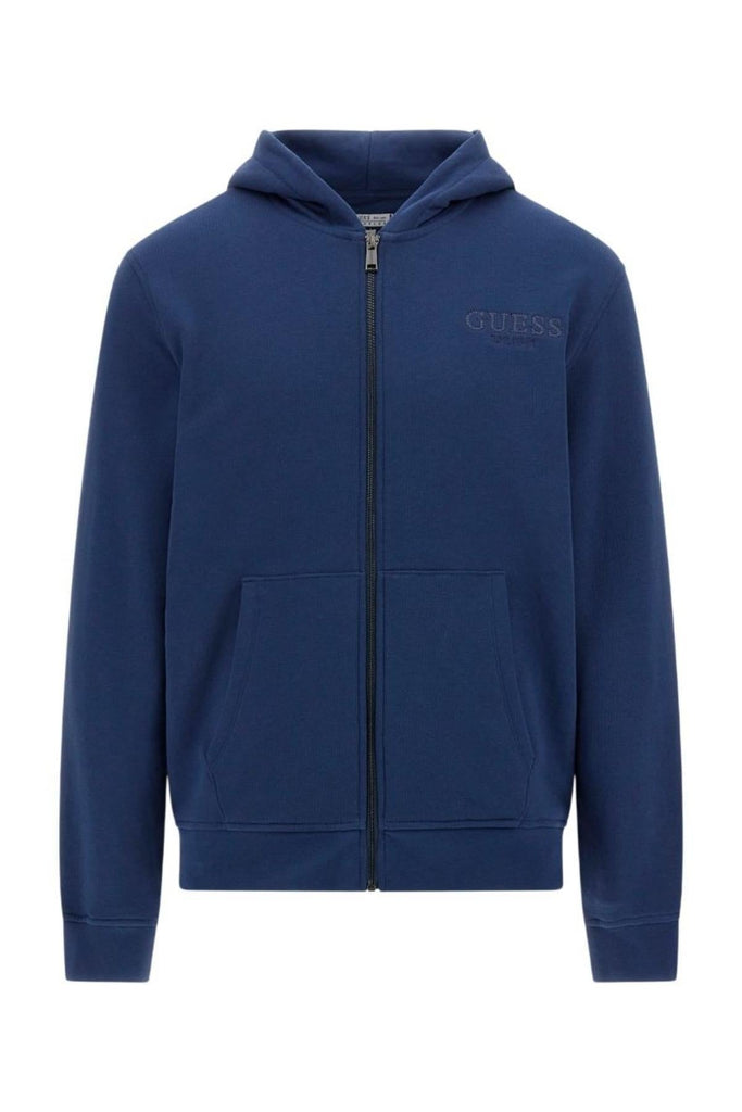 GUESS BASIC HOODIE ZIP SWEATSHIRT