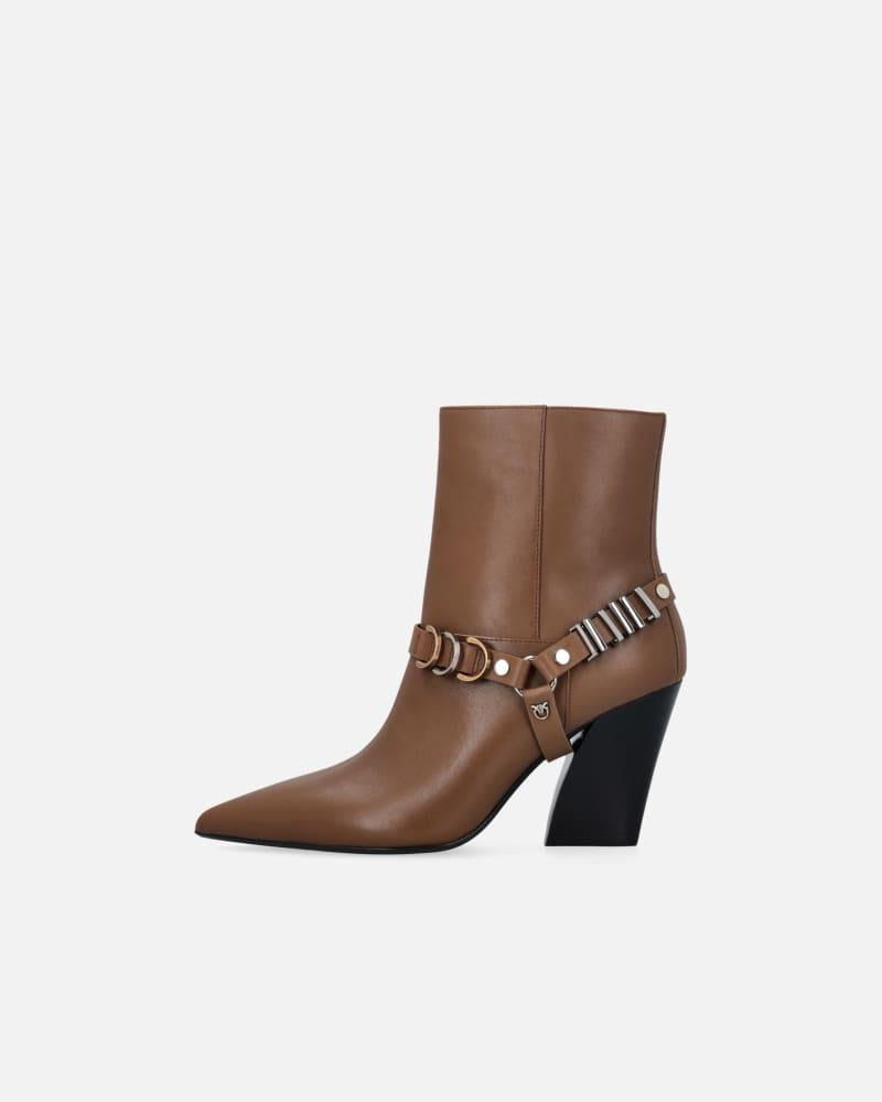 PINKO VIOLA 02 - ANKLE BOOT CALF LEATHER