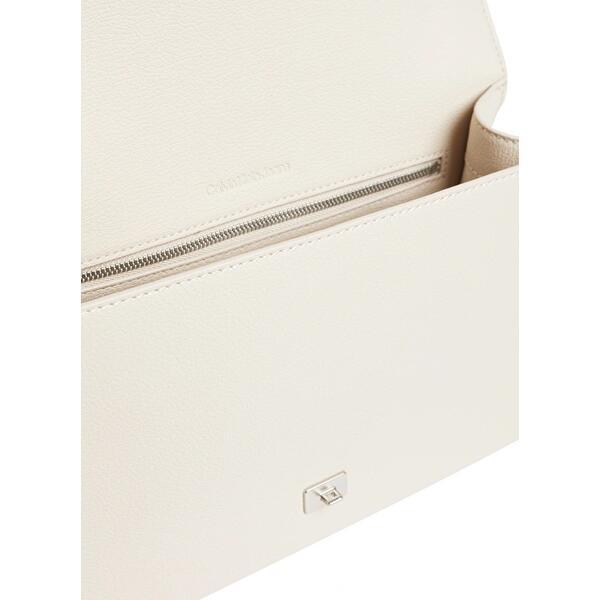 CALVIN KLEIN FORGED LOCK FLAP BAG