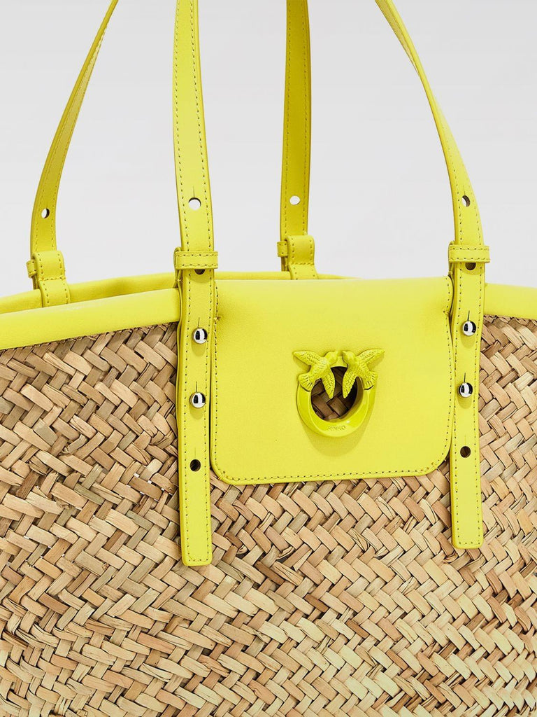PINKO LOVE SUMMER BASKET RAFIA + VIT