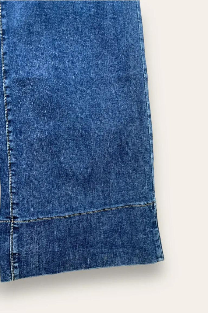 LOVEme Jeans a palazzo con orlo alto