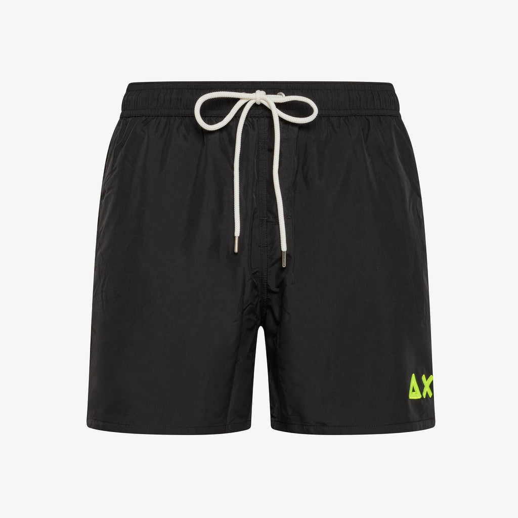 SUN68 SWIM PANT WTH LOGO  FLUO
