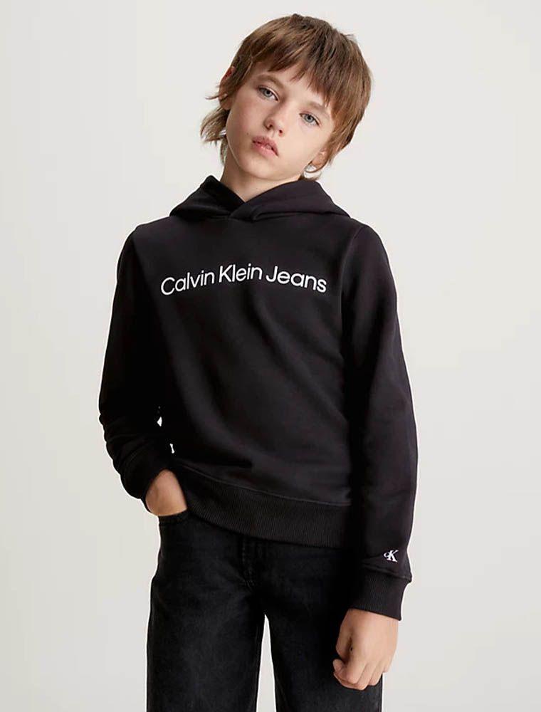 CALVIN KLEIN JEANS INST. LOGO REG. TERRY HOODIE