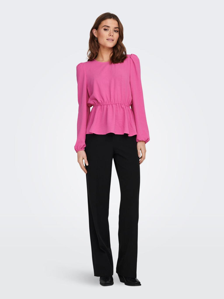 ONLY ONLMETTE DAR L/S O-NECK TOP NOOS WVN