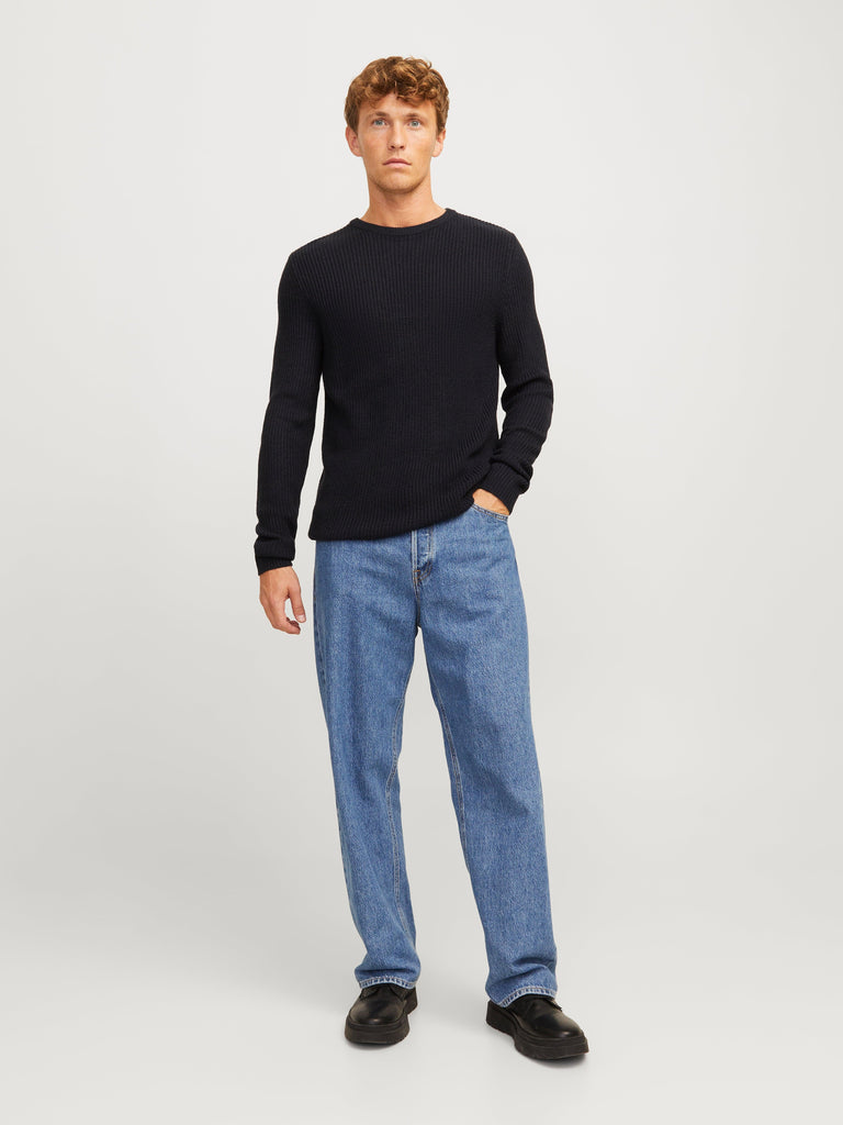 JACK AND JONES JJELEWIS KNIT CREW NECK SN