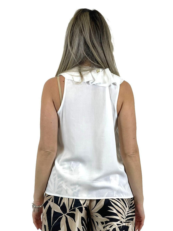 MARKUP BLUSA IN VISCOSA CON ROUGE