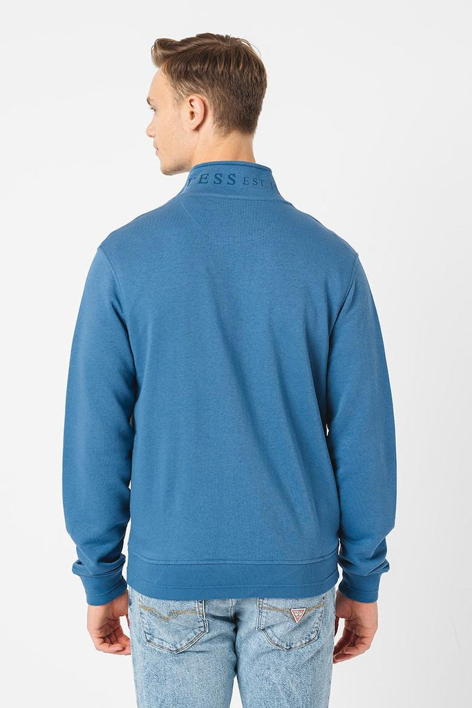 GUESS AL HIGH NECK FULLZIP SWEATSH