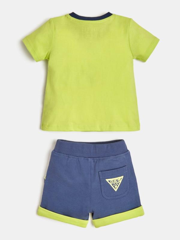 GUESS SET SS T-SHIRT+SHORTS