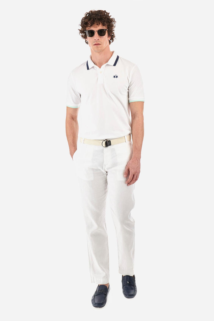 LA MARTINA MAN POLO S/S PIQUET STRETCH