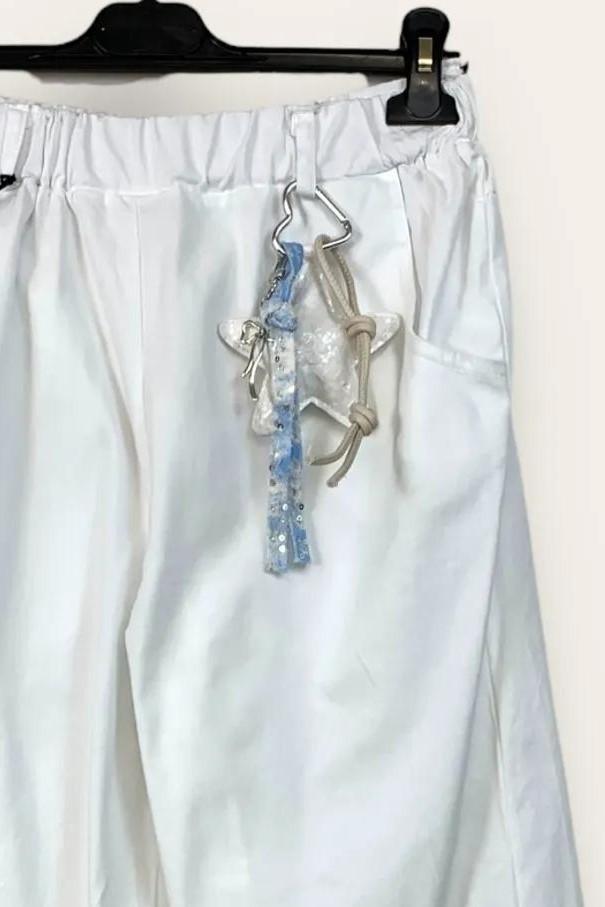 LOVEme Pantalone baggy con gadget portachiavi