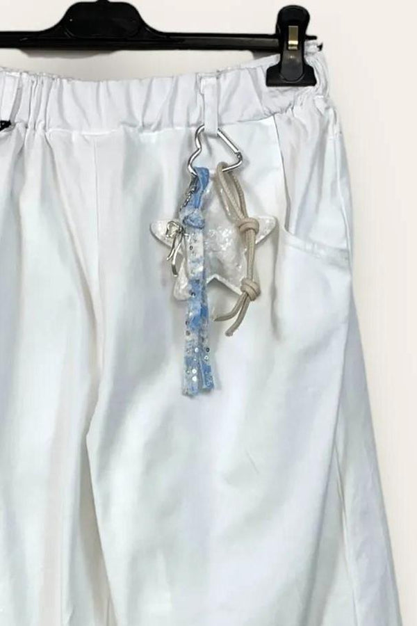 LOVEme Pantalone baggy con gadget portachiavi