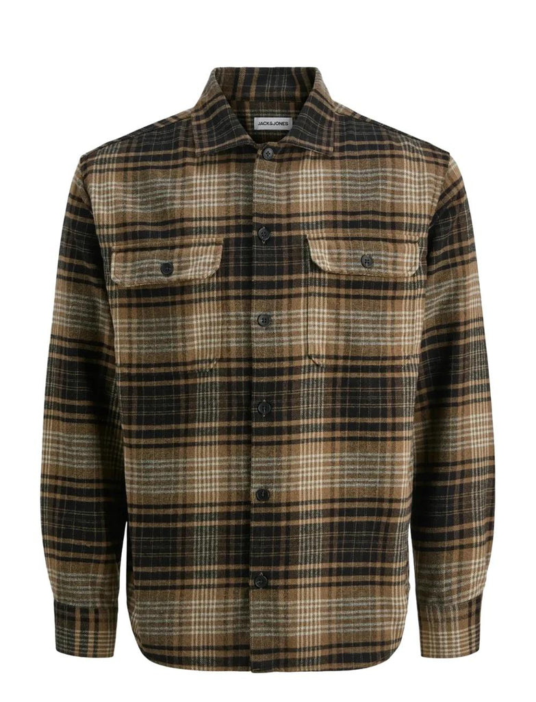 JACK AND JONES JJCARTER CHECK OVERSHIRT LS