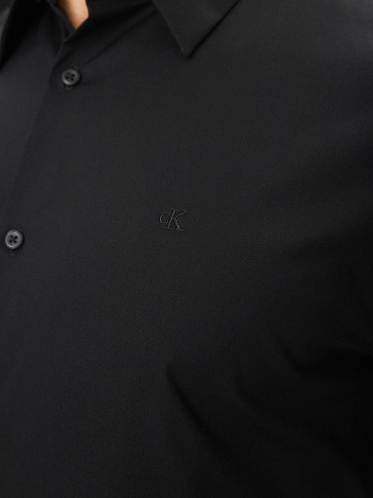 CALVIN KLEIN LS SOLID STRETCH SLI