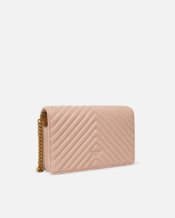PINKO LOVE CLICK CLASSIC  SHEEP NAPPA CHEVRON
