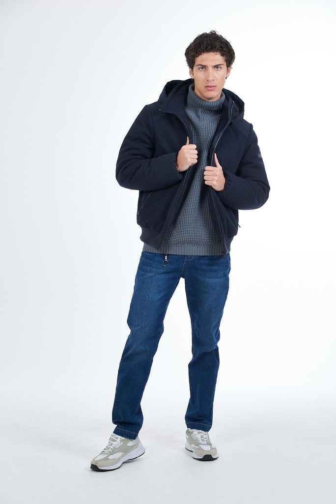 YES ZEE GIUBBINO UOMO IN MAGLIA CON INSERTI SOFTSHELL