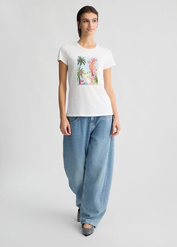 LIU JO ECS T-SHIRT MODA M/C