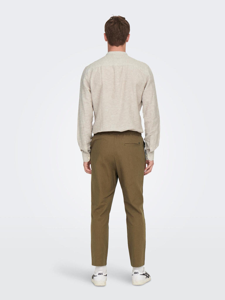 ONLY&SONS ONSLINUS CROP 0007 COT LIN PNT NOOS