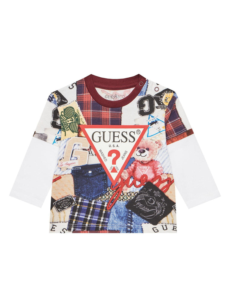 GUESS SET LS T-SHIRT+ACTIVE PANTS