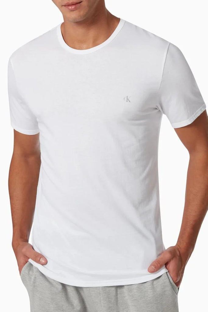 CALVIN KLEIN SS SLIM STRETCH COTT