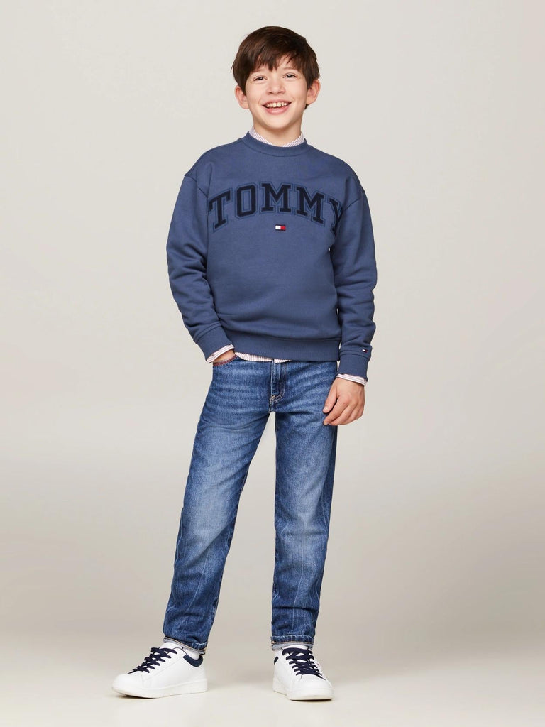 TOMMY HILFIGER VARSITY EMBROIDERY SWEATSHIRT