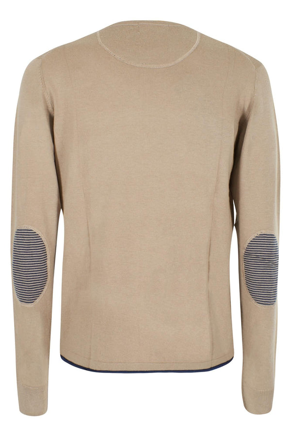 YES ZEE MAGLIA UOMO GIROCOLLO, TOPPE GOMITO